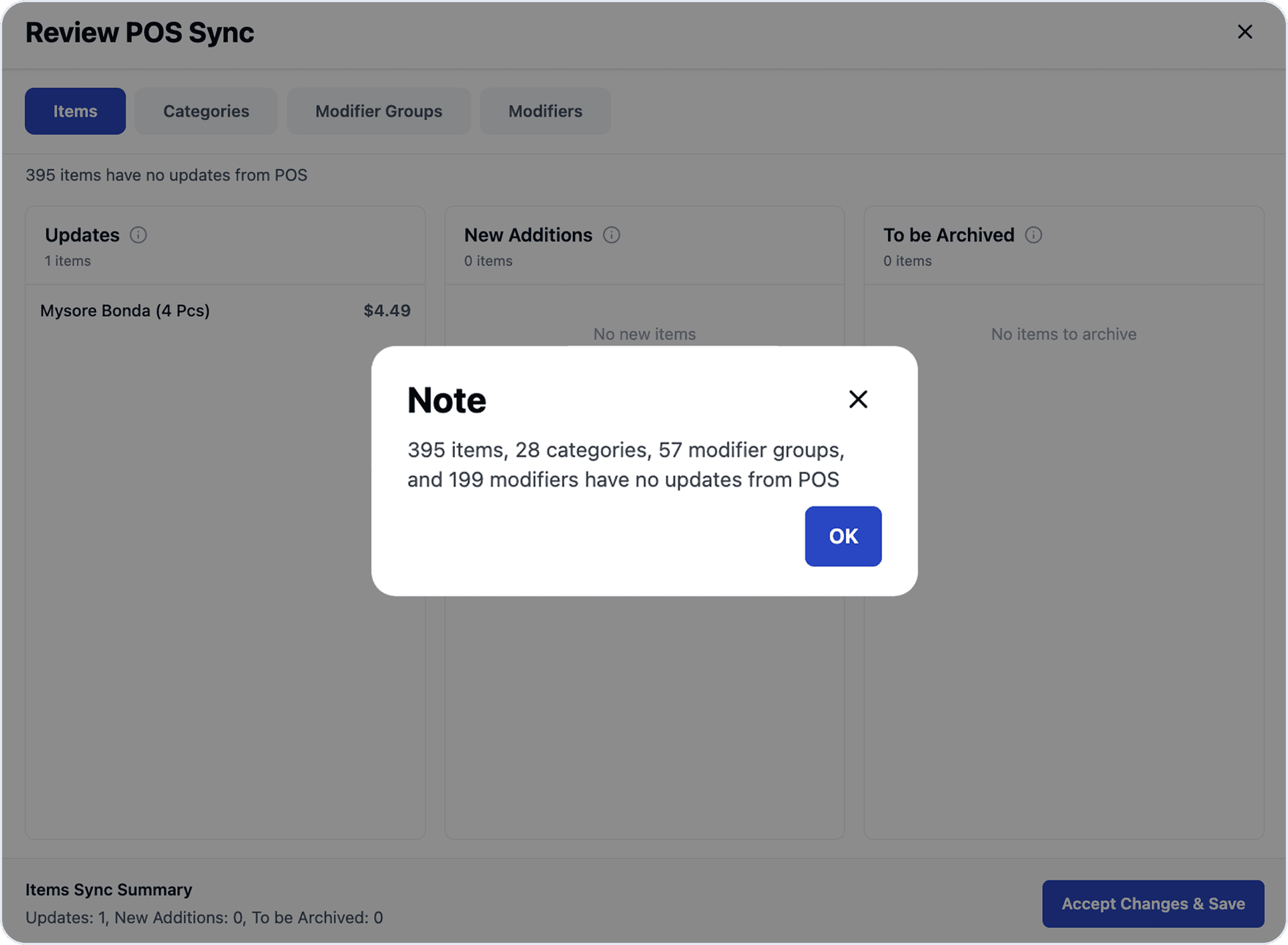 Ongoing sync