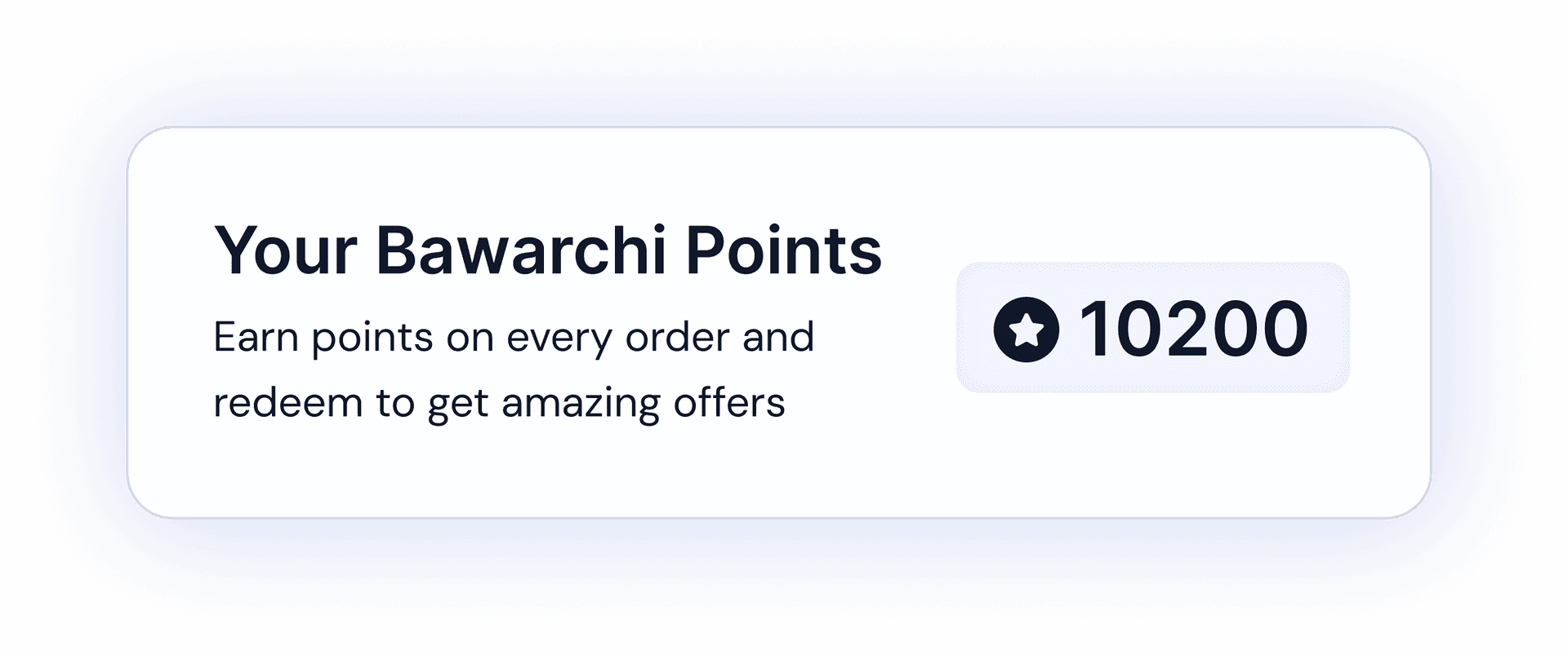 Points balance at checkout