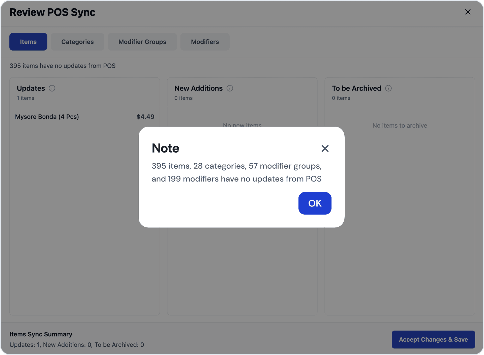 Ongoing sync