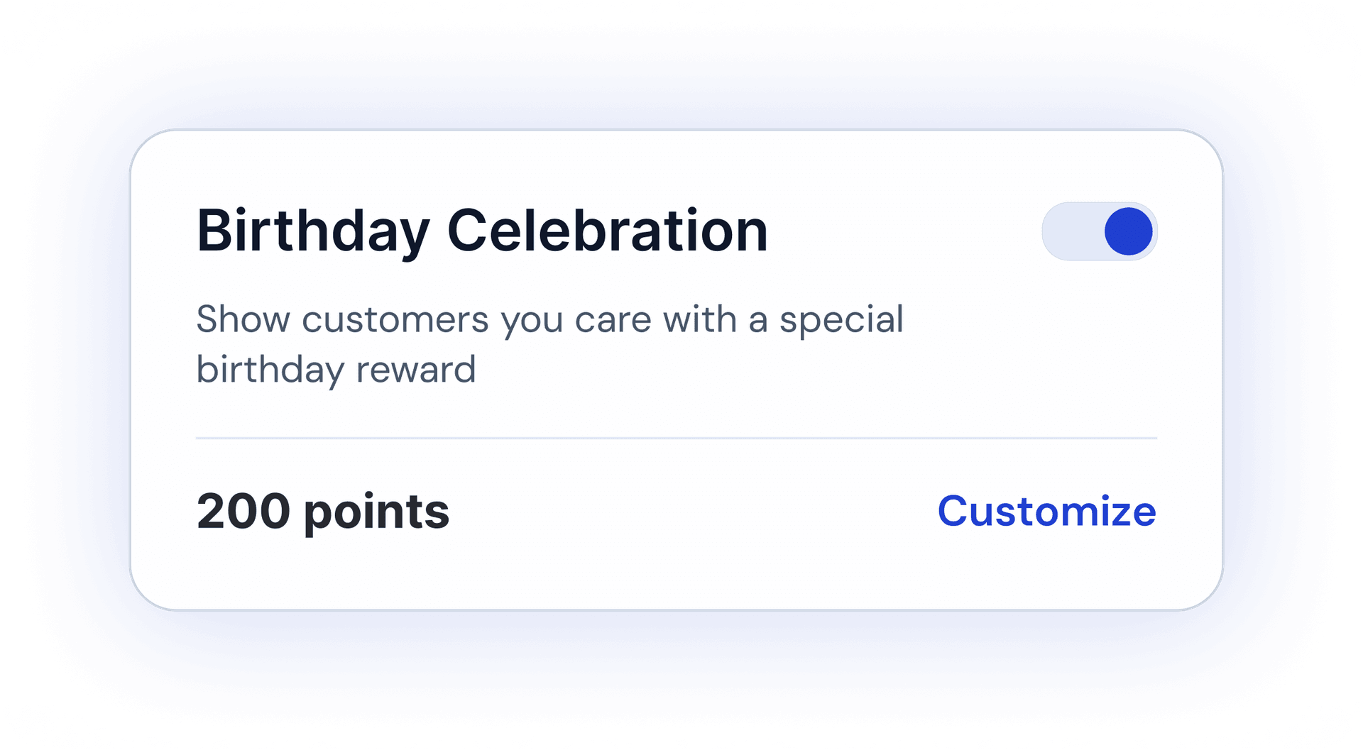 Signup and birthday bonuses