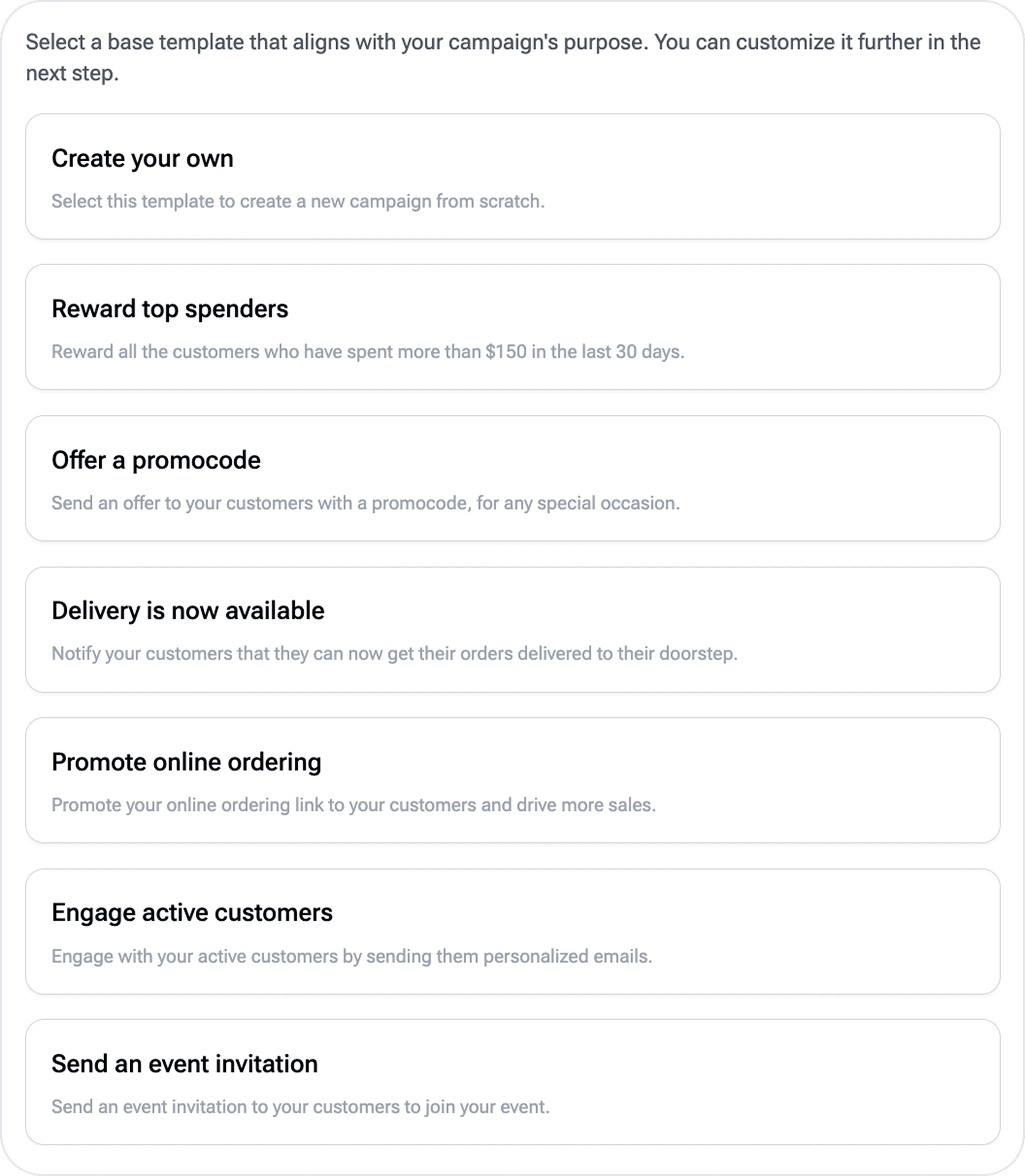 Behavior-based customer buckets